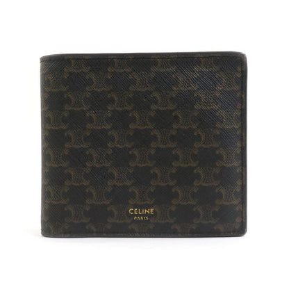 Celine Triomphe Bi-Fold Black Wallet