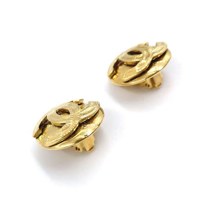 Chanel Coco Mark GP Gold Earrings