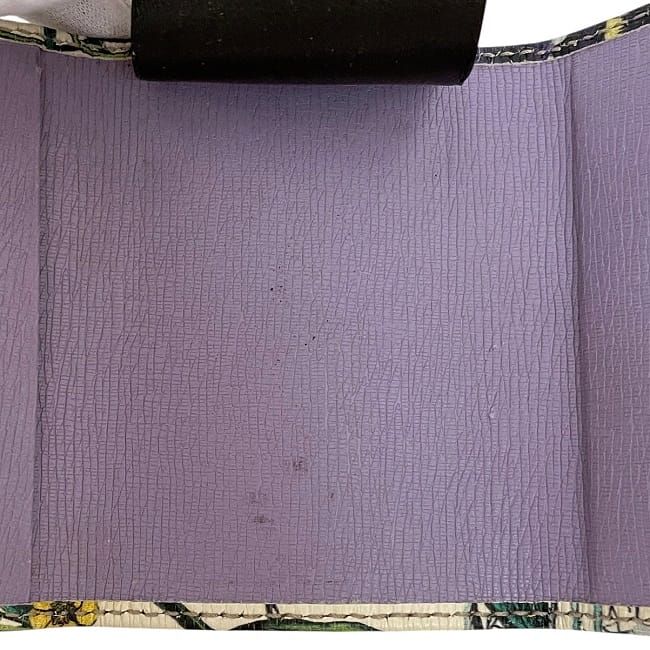 Gucci 6ring Key Case Cream White Green Flora Nice