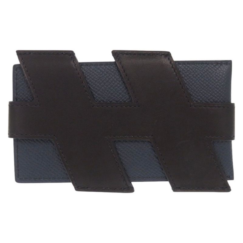 Hermes H Tag Vaux Epson Vorsoft Blue Indigo Black Silver Hardware Z Engraved