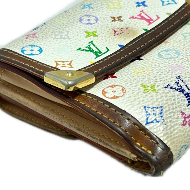 Louis Vuitton W Hook Wallet Monogram Multicolor Porte Monnivier Carte Cles Di
