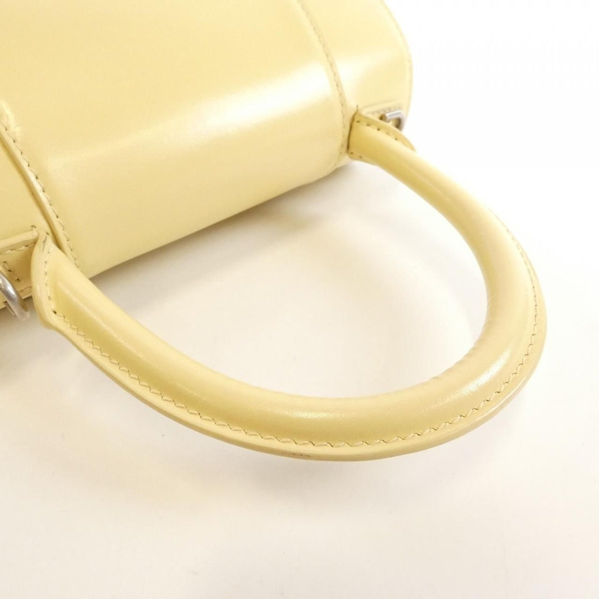 Balenciaga Hourglass Small Bag Butter Yellow — view 9