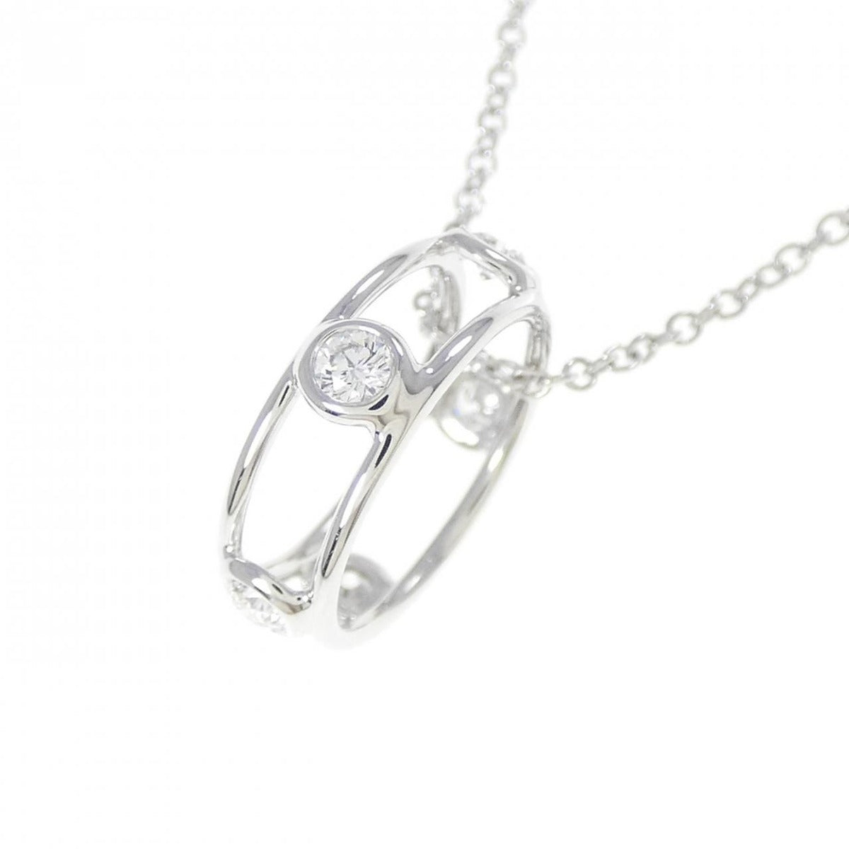 Tiffany Double Wire Size 40 Necklace — view 3