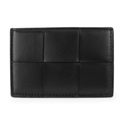 Bottega Veneta Cles Zit Card Case Black