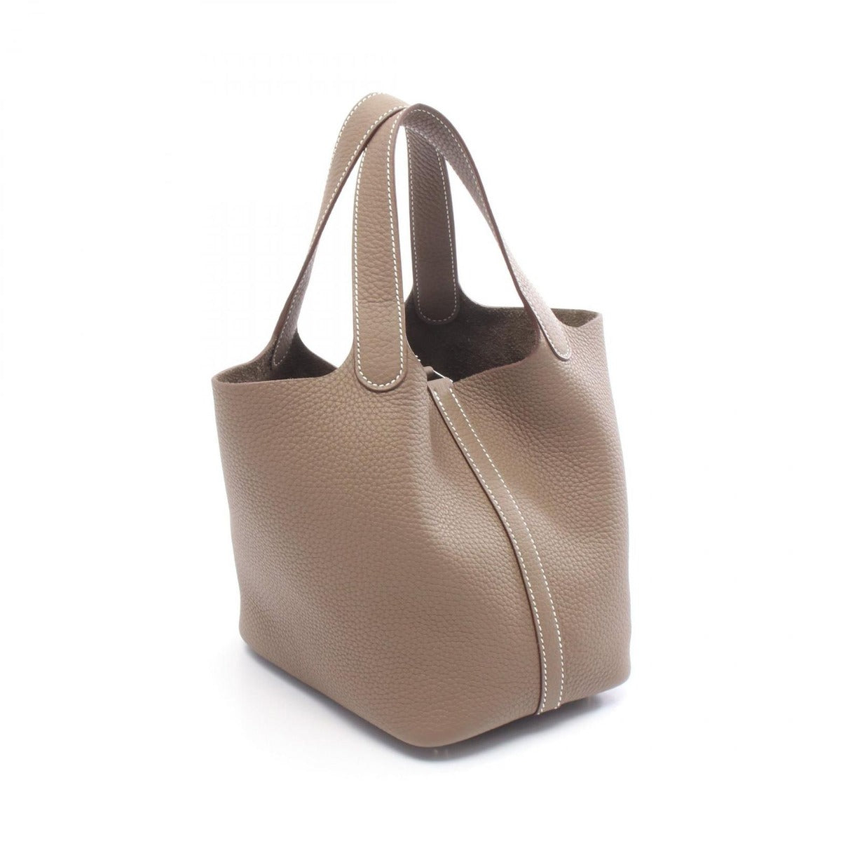 Hermes Handbag Picotin Lock PM Etoupe Leather — view 2