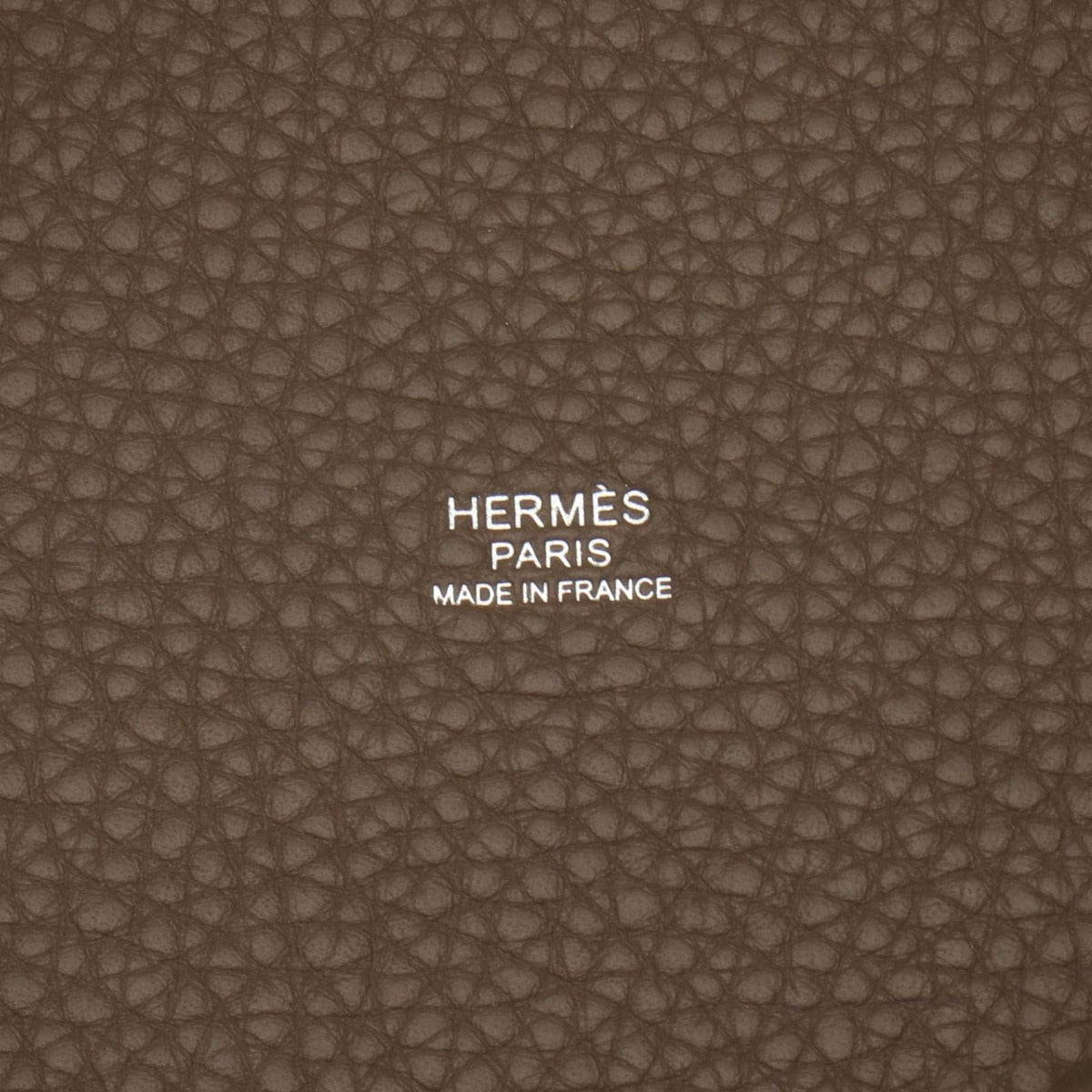 Hermes Handbag Picotin Lock PM Etoupe Leather — view 4