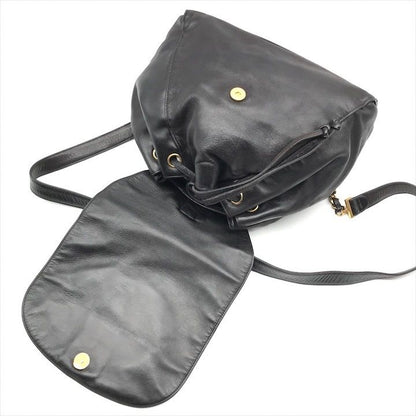 Chanel Jumbo CC Logo Mark Backpack Lambskin Black