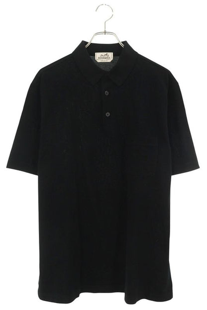 Hermes H Embroidered Cotton Short Sleeve Polo Shirt Men's XL