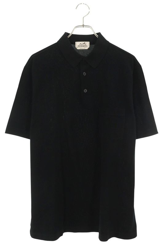 Hermes H Embroidered Cotton Short Sleeve Polo Shirt Men's XL