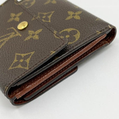 Louis Vuitton Trifold Wallet Monogram Portomonebier Cult Credit M61652 Brown