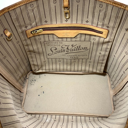 Louis Vuitton Monogram Neverfull MM Women's Tote Bag M40156 Brown Delivery As