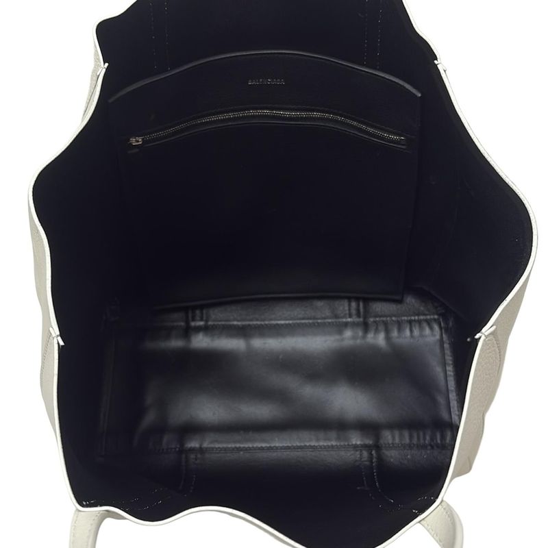 Balenciaga Everyday Small Tote Bag 551812 White Leather