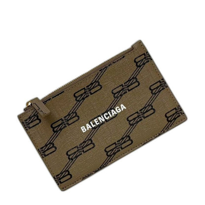 Balenciaga Coin Case Beige Bbmonogram