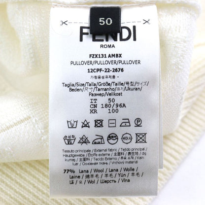 Fendi X MARC Jacobs Fendi X MARC Jacobs 22SS Fzx131 Wool Logo Crew Neck Mesh