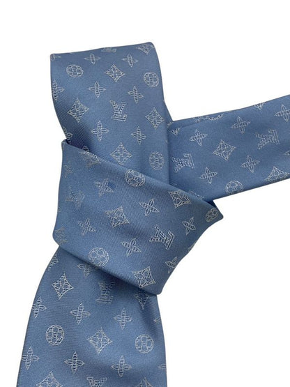 1626 Louis Vuitton Necktie Monogram Shadow M78955 Mr1253 Preowned