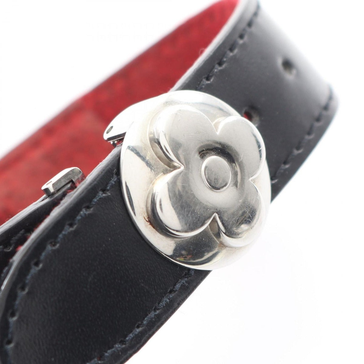 Louis Vuitton Bracelet Luck Leather Stainless Steel — view 8