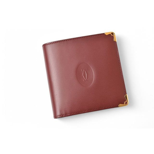 Cartier Fold Wallet Vintage Must de Cartier Bordeaux — view 3