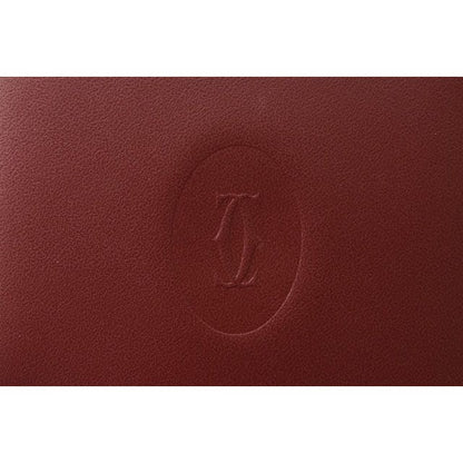 Cartier Fold Wallet Vintage Must de Cartier Bordeaux — view 5