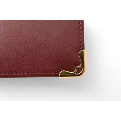 Cartier Fold Wallet Vintage Must de Cartier Bordeaux — view 6