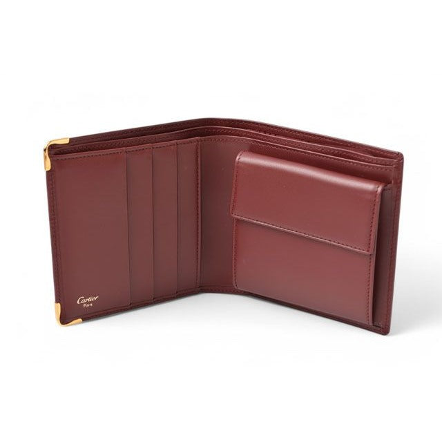 Cartier Fold Wallet Vintage Must de Cartier Bordeaux — view 7