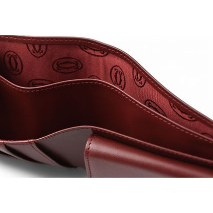 Cartier Fold Wallet Vintage Must de Cartier Bordeaux — view 8