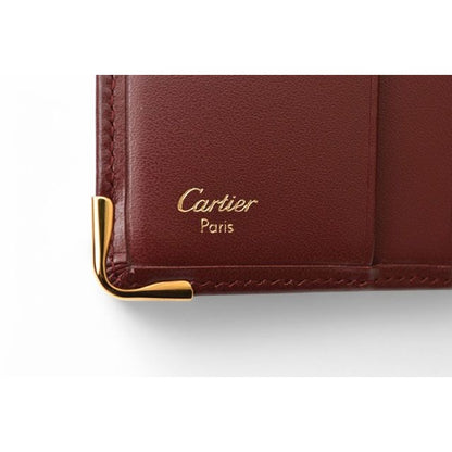 Cartier Fold Wallet Vintage Must de Cartier Bordeaux — view 9