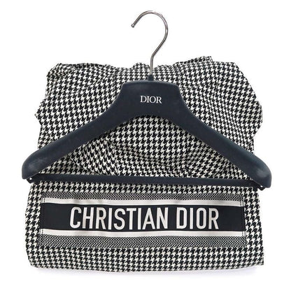 Dior Anorak Houndstooth XS BK WH 017c10a2856 Polyester Logo Women's