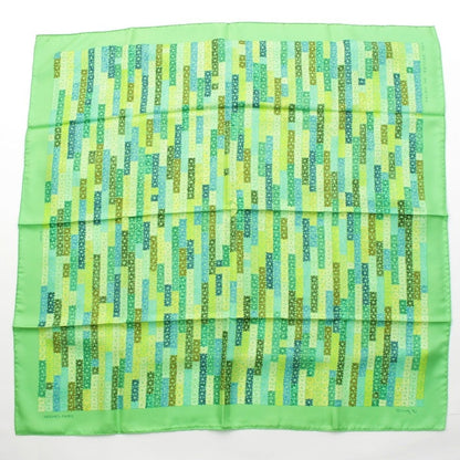 Hermes Silk Carre 90 the Rhythm of China Scarf Green