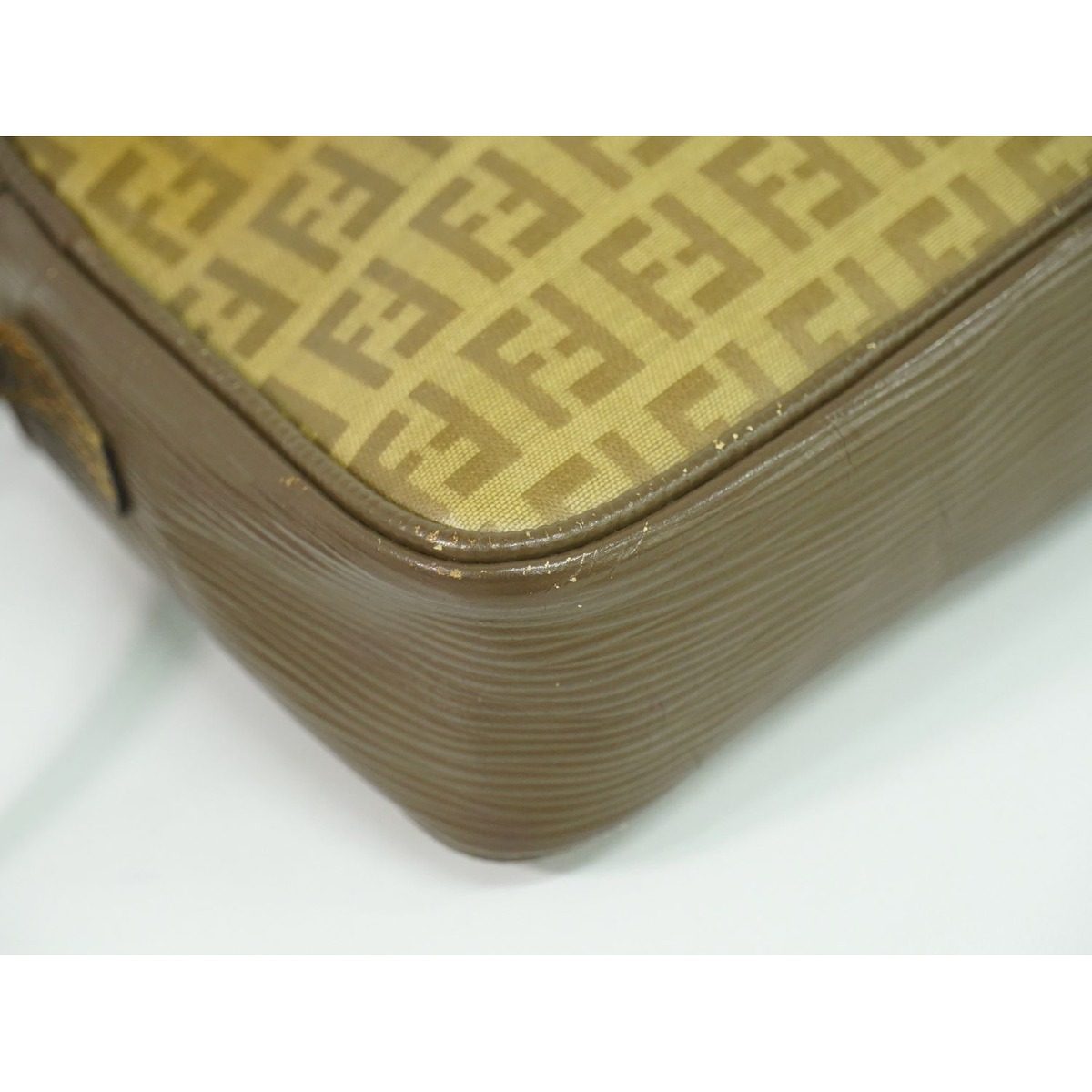 Fendi Zucca Shoulder Bag Pochette Brown — view 7