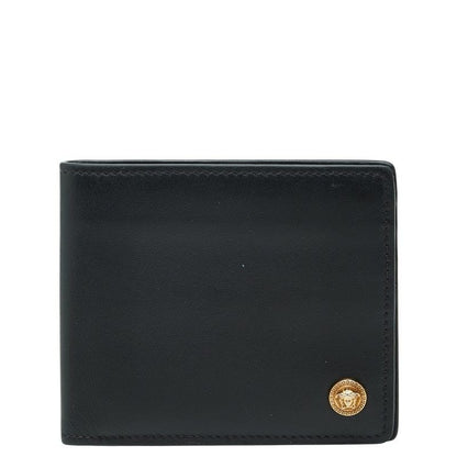 Versace Medusa Bigi Bifold Wallet Black Leather