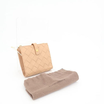 Bottega Veneta Small Fold Zipper Wallet