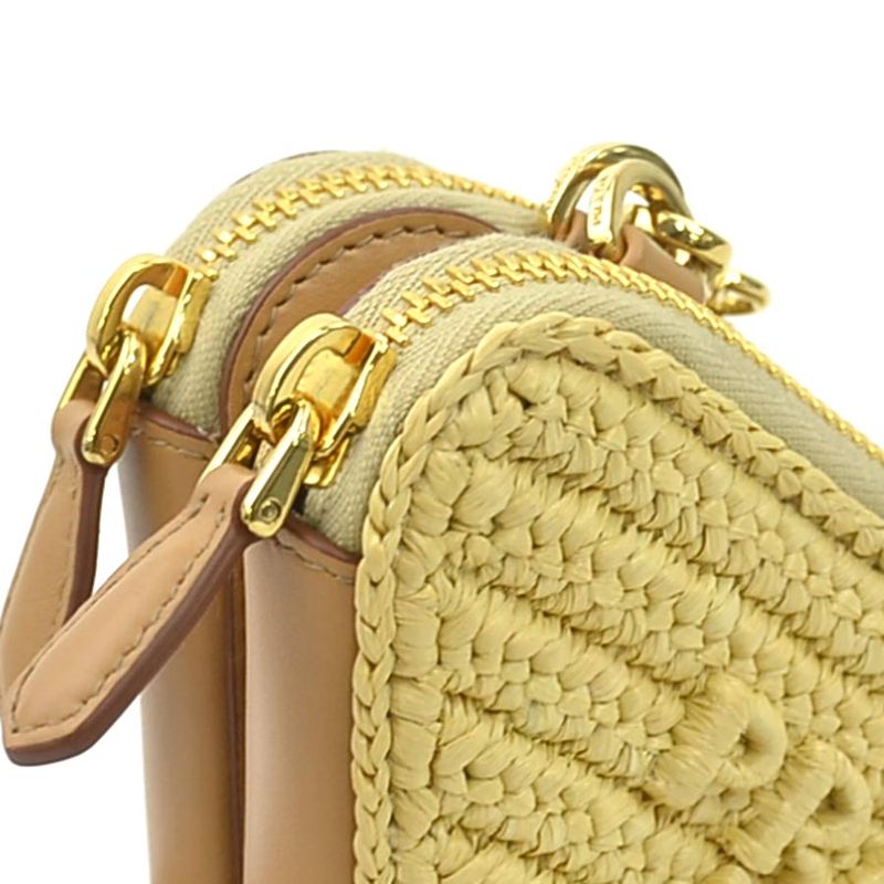 Prada Shoulder Bag Crochet Mini Pouch 1nr015