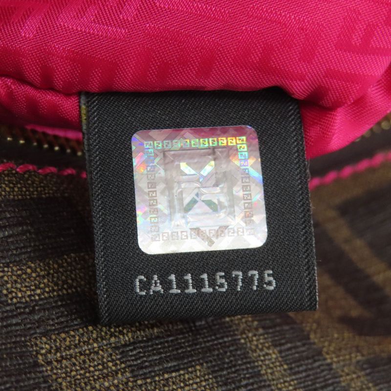 Fendi Zucca Pattern Tote Bag Leather Women