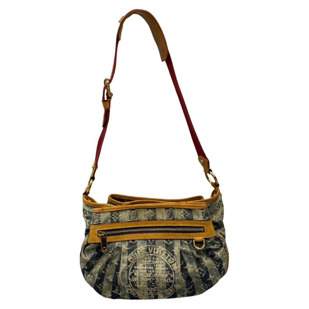 Louis Vuitton Monogram Denim Porte Epol Rayet MM Shoulder Bag