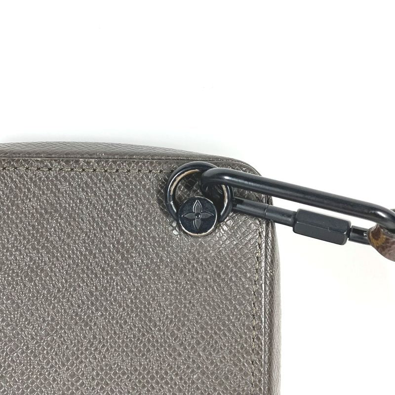 Louis Vuitton Shoulder Bag Phone Box M30581 Taiga Leather Brownish