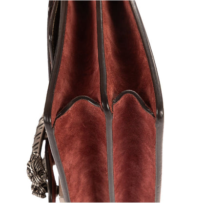 Gucci Blooms Dionysus Beige Burgundy Supreme Canvas Shoulder Bag — view 8