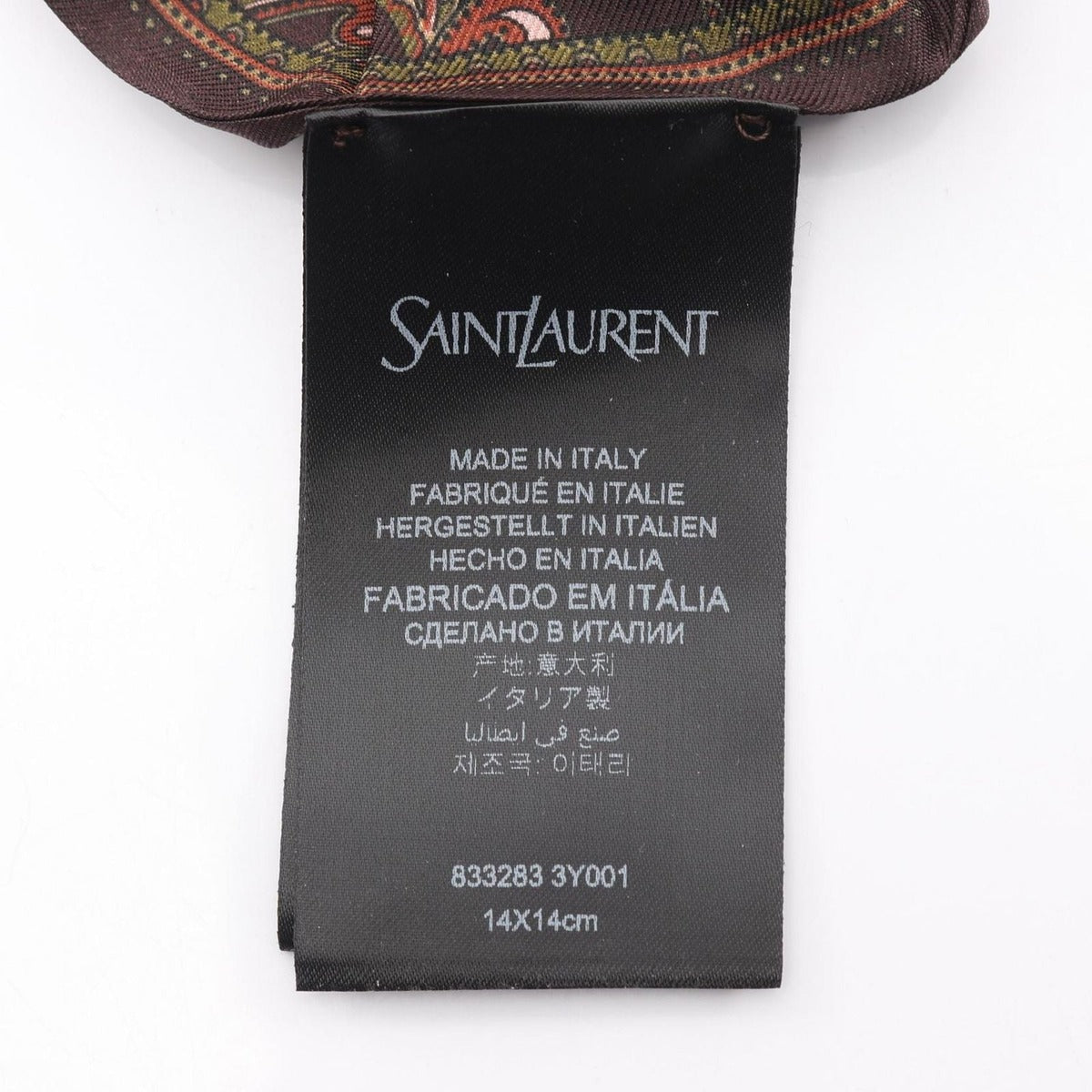 Saint Laurent Paris Scrunchie Hair Tie — view 3
