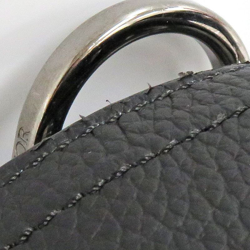 Dior Saddle Lola Mini Bag Oblique 1adp0262yky Black Calfskin Shoulder