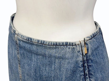 Miu Miu Denim Skirt Cotton Blue — view 6