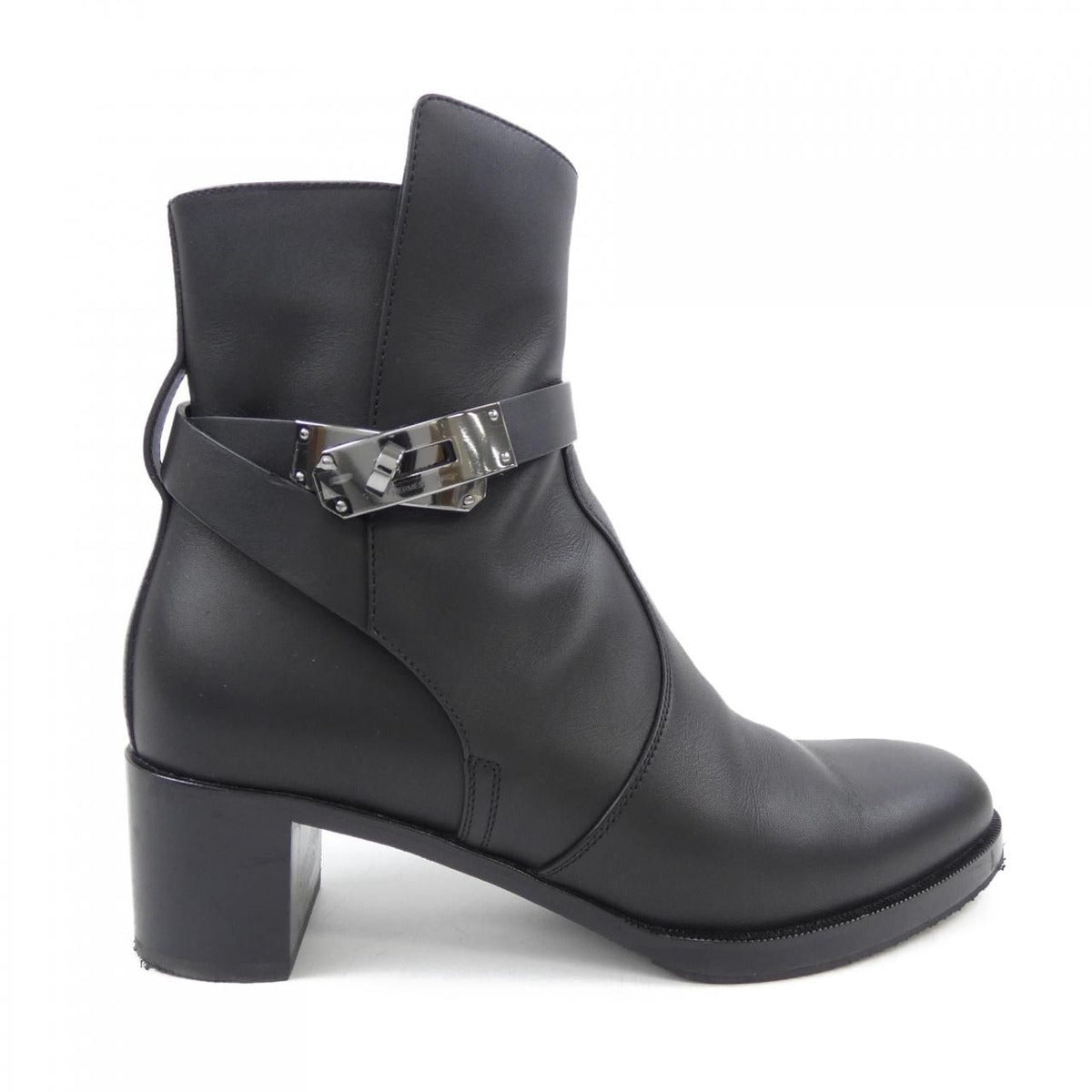 Hermes French 50 Frenchie Kelly Buckle Z-button Heel