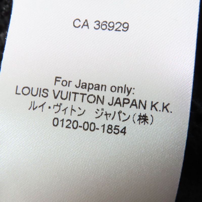 Louis Vuitton 23SS 1abdg9 Floral Lace Short Sleeve Cut And Sewn Black 36 Made