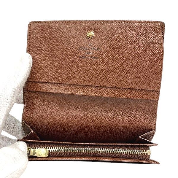 Louis Vuitton Monogram Porte Monebier Tresor M61730 Bifold Wallet Unisex