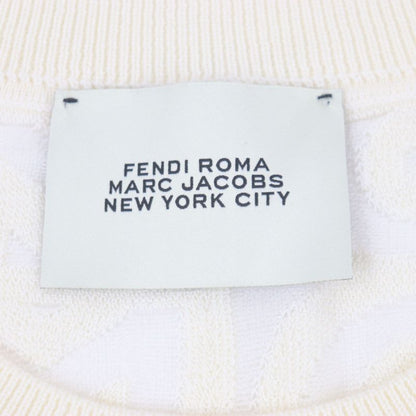 Fendi MARC Jacobs Fendi MARC Jacobs 2022 Fzx131 Wool 77% Logo Allover Pattern