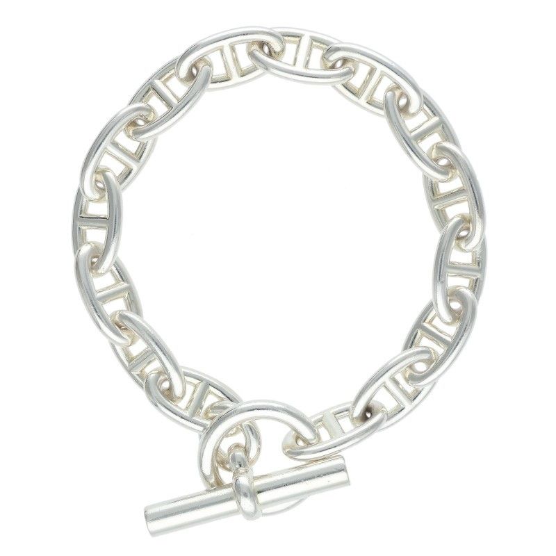 Hermes Chaine D'ancre GM Chaine D'ancre GM Silver Bracelet Men's 15link