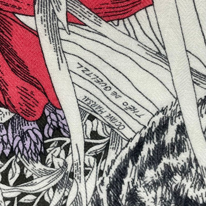 Hermes Scarf Carre 140 Large Size Carre Geant Natural Regression Cashmere