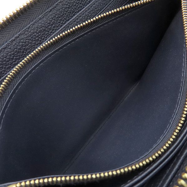 Louis Vuitton Long Wallet Zippy Wallet Monogram Empreinte Marine Rouge Gold