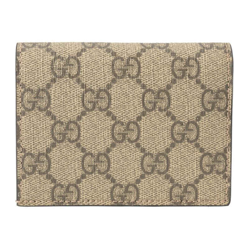 Gucci Bifold Wallet GG Supreme Beige/brown