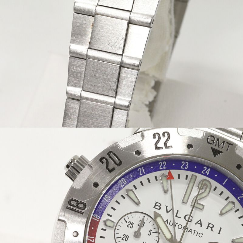 Bulgari Diagono Professional Chrono Gmt40sfb Men's