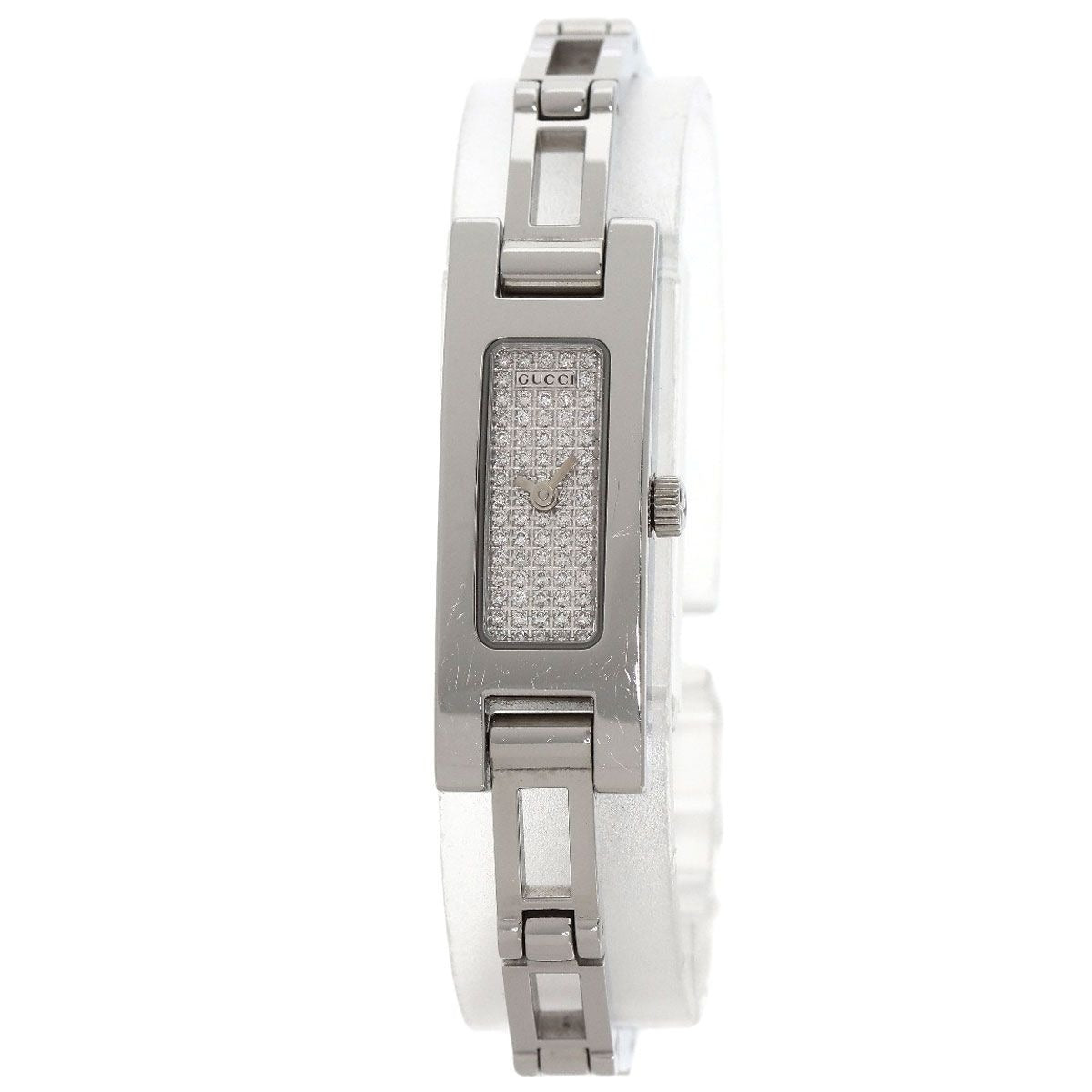 Gucci Square Face Dial Diamond Watch SS