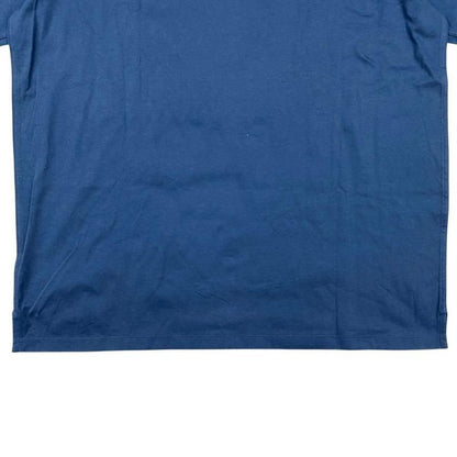 Hermes Short Sleeve T-Shirt Detail Saddle Stitching H467950ha5uxl Cotton Blue